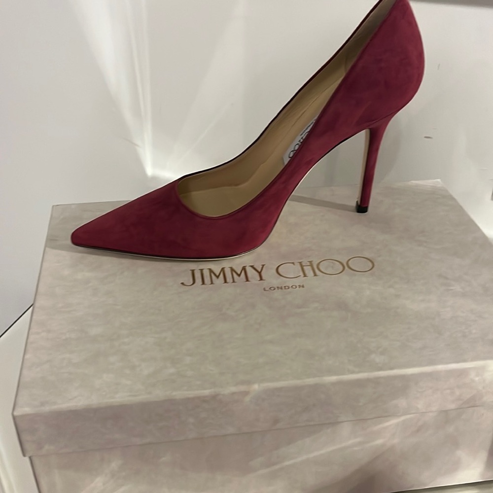 Jimmy Choo Maroon Pumps